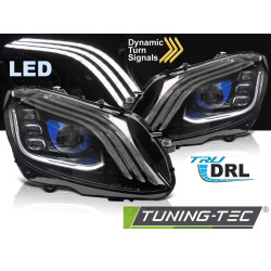 FULL LED HEADLIGHTS BLACK fits MERCEDES W205 14-21