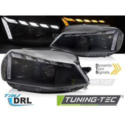 HEADLIGHTS LIGHT SEQ BLACK fits VW GOLF 7 17-19