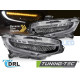 Lighting FULL LED HEADLIGHTS BLACK fits HONDA CIVIC X 16-21 | races-shop.com