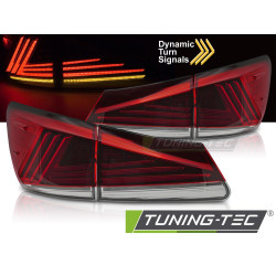 LED TAIL LIGHTS RED LED SQL fits LEXUS IS II 06-13