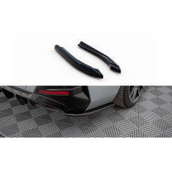 MAXTON DESIGN rear side splitters for BMW M440i Gran Coupe G26, glossy black, V3