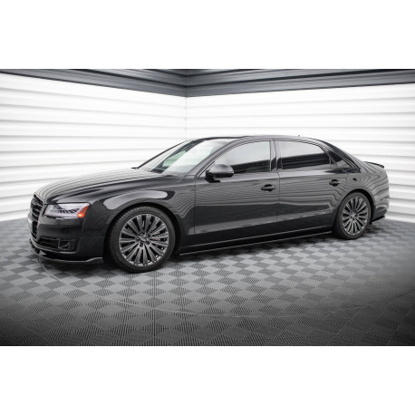 Body kit and visual accessories MAXTON DESIGN set of splitters for Audi A8 Long D4 Facelift | races-shop.com