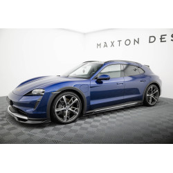 MAXTON DESIGN set of splitters for Porsche Taycan Cross Turismo 4S