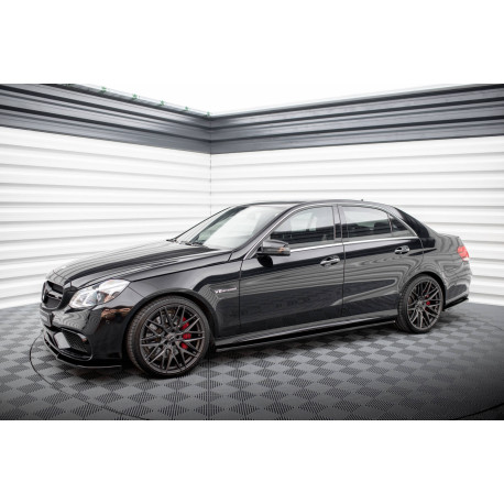 Body kit and visual accessories MAXTON DESIGN set of splitters for Mercedes-Benz E63 AMG Sedan W212 Facelift | races-shop.com