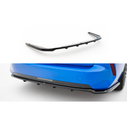 MAXTON DESIGN rear splitter for Opel Astra Sports Tourer L (MK6) (with vertical bars), glossy black
