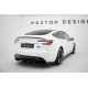 Body kit and visual accessories Rear Splitter (with vertical bars) V.2 Tesla Model 3 Performance Mk1 Facelift | races-shop.com