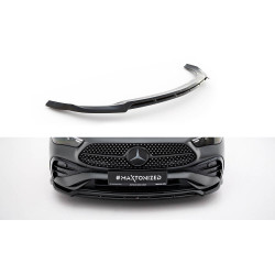 MAXTON DESIGN front splitter for Mercedes-Benz CLE AMG-Line C236, glossy black, V1