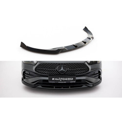 MAXTON DESIGN front splitter for Mercedes-Benz CLE AMG-Line C236, glossy black, V2