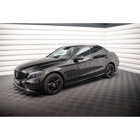 Body kit and visual accessories MAXTON DESIGN set of splitters for Mercedes-Benz C AMG-Line Sedan / Estate W205 Facelift / S205 Facelift | races-shop.com