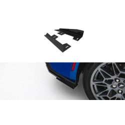 MAXTON DESIGN rear side flaps for Ford Mustang GT Mk7, glossy black