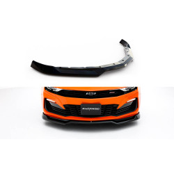 MAXTON DESIGN front splitter for Chevrolet Camaro SS Mk6 Facelift, glossy black, V1