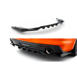MAXTON DESIGN rear splitter for Chevrolet Camaro SS Mk6 Facelift (with vertical bars), glossy black