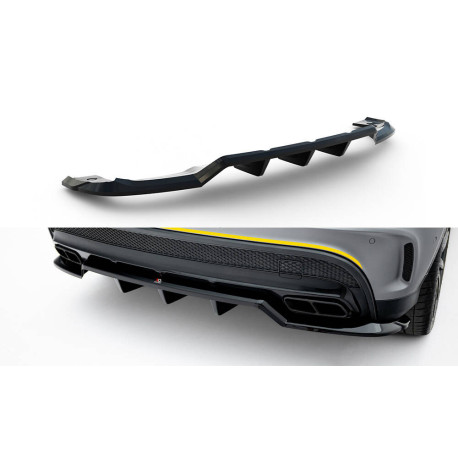 Body kit and visual accessories Rear Splitter (with vertical bars) V.2 Mercedes-Benz GLA 45 AMG X156 | races-shop.com