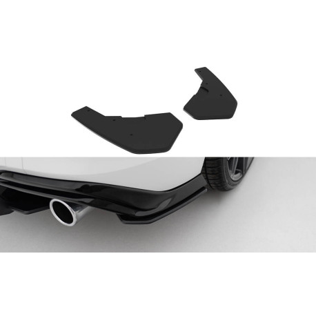 Body kit and visual accessories MAXTON DESIGN Street Pro rear side splitters for Volkswagen Golf GTI Mk8, V2 | races-shop.com