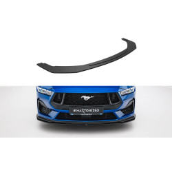 MAXTON DESIGN Street Pro front splitter + Flaps for Ford Mustang GT Mk7