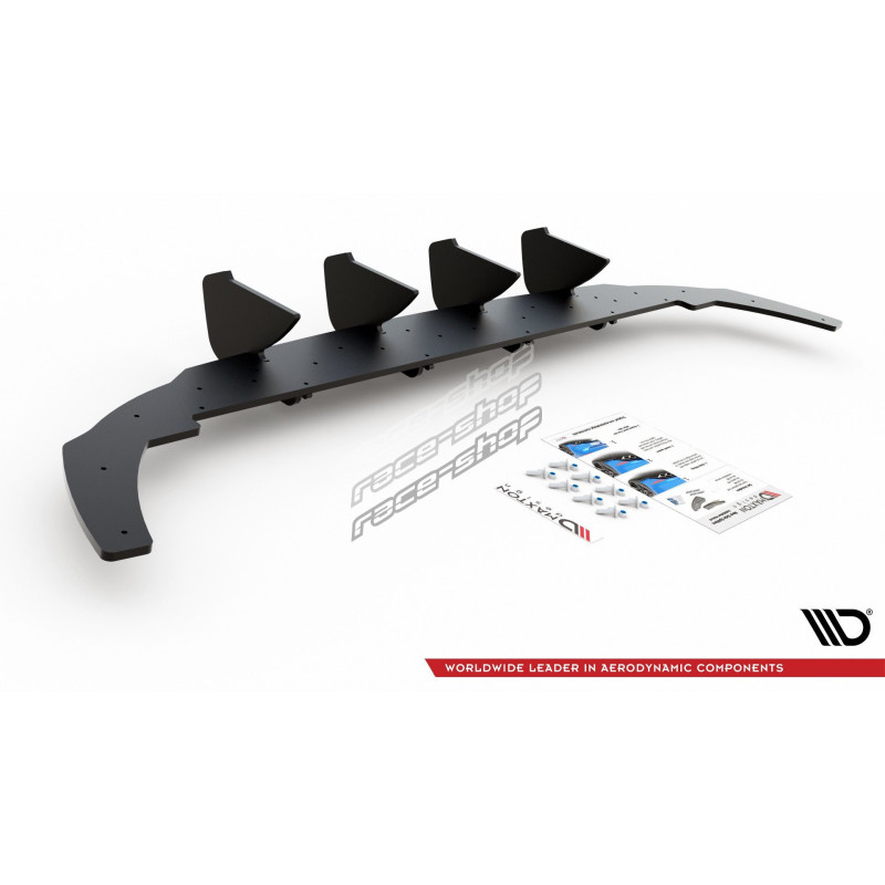 Street Pro Rear Diffuser V.1 Volkswagen Golf Mk8 | 192,10 € | races ...