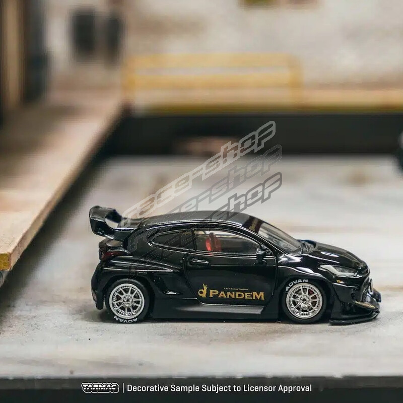 Tarmac Works 1/64 Toyota GR Yaris Pandem in Black