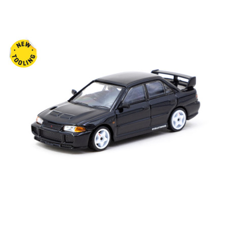 Car models Tarmac Works 1/64 - Mitsubishi Lancer GSR Evolution III | Black | races-shop.com