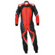 CIK-FIA karting suit OMP KS-3X ART, black/red
