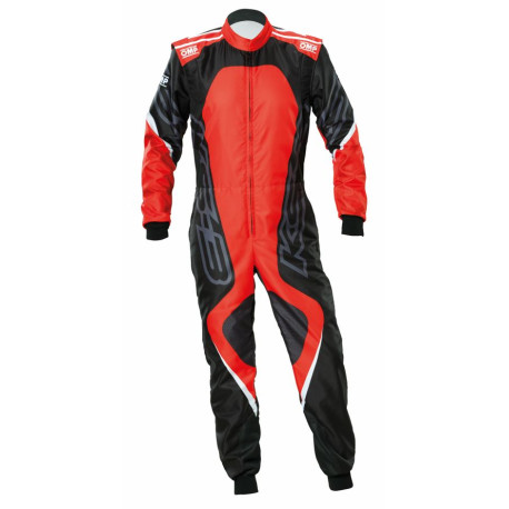 Suits CIK-FIA karting suit OMP KS-3X ART, black/red | races-shop.com