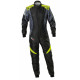 Suits FIA children`s karting suit OMP KS-2X ART, black/fluo/yellow | races-shop.com