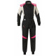 FIA racing suit OMP FIRST EVO ELLE my2025, navy blue/black/fuchsia