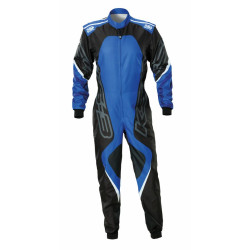 CIK-FIA karting suit OMP KS-3X ART, black/blue