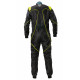 Suits CIK-FIA children`s karting suit OMP KS-3X ART STYLE2, black/fluo/yellow | races-shop.com