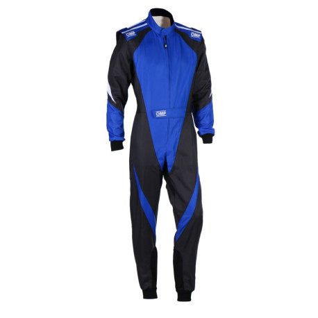 Promotions CIK-FIA karting suit OMP KS-3X, black/blue | races-shop.com