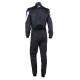 Suits CIK-FIA karting suit OMP KS-3X, black/anthracite | races-shop.com