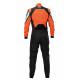 Suits CIK-FIA race suit OMP KS-3X, black/fluo orange | races-shop.com