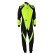 CIK-FIA children's karting suit OMP KS-3X, black/fluo/yellow