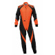 CIK-FIA children's karting suit OMP KS-3X, black/fluo/orange