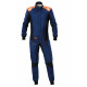 FIA racing suit OMP TECNICA SuperLight, navy blue/fluo/orange