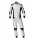 Suits FIA racing suit OMP TECNICA SuperLight, white/anthracite | races-shop.com