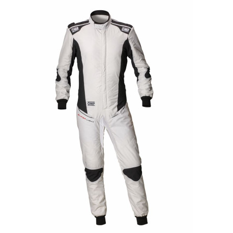 Suits FIA racing suit OMP TECNICA SuperLight, white/anthracite | races-shop.com
