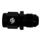 Hose pipe reducers female to male Reducer M12x1 (female) to AN8 (male) - Black | races-shop.com