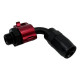 Fittings 90° PTFE Snap-on fitting AN8 90° - Black | races-shop.com