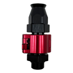 PTFE Snap-on fitting AN6 Straight - Black