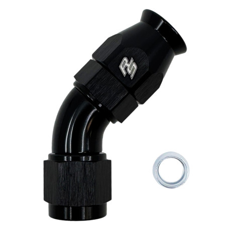Fittings 45° PTFE forged FULL FLOW Fitting AN12 45° | races-shop.com