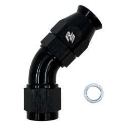 PTFE forged FULL FLOW Fitting AN8 45°