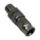 Straight cutter fittings Brake fitting 1/8NPT to AN3, stainless steel | races-shop.com