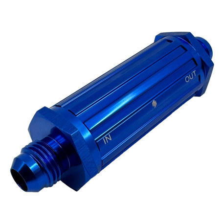External Universal billet fuel filter RACES - AN6 | races-shop.com