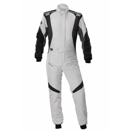 Suits FIA racing suit OMP FIRST EVO my2025, grey/black | races-shop.com
