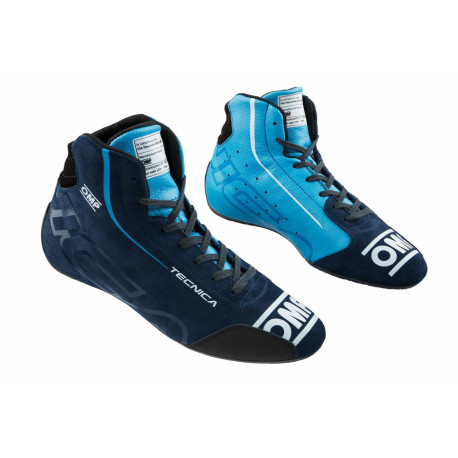 Shoes FIA race shoes OMP TECNICA my2025 blue/cyan | races-shop.com