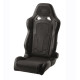 Sport seats without FIA approval - adjustable Racing reclining seat OMP RTS, black | races-shop.com