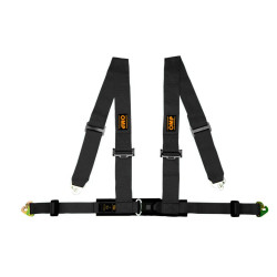 ECE 4 point sport safety belts OMP RACING 4M, black