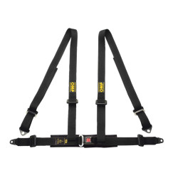 4 point safety belts OMP ROAD 4 Harness 16-08, black