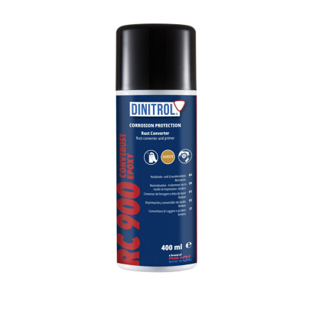 Chassis and cavity protection DINITROL RC900 rust stabiliser 400 ml spray | races-shop.com