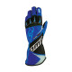 Race gloves OMP KS-2R (external stitching) blue/white/white